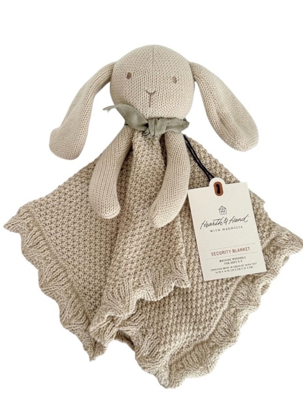 Hearth and Hand Bunny Knit Security Blanket